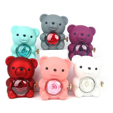 Load image into Gallery viewer, GiftedBloom™ - Teddy Bear with Preserved Rose and Necklace
